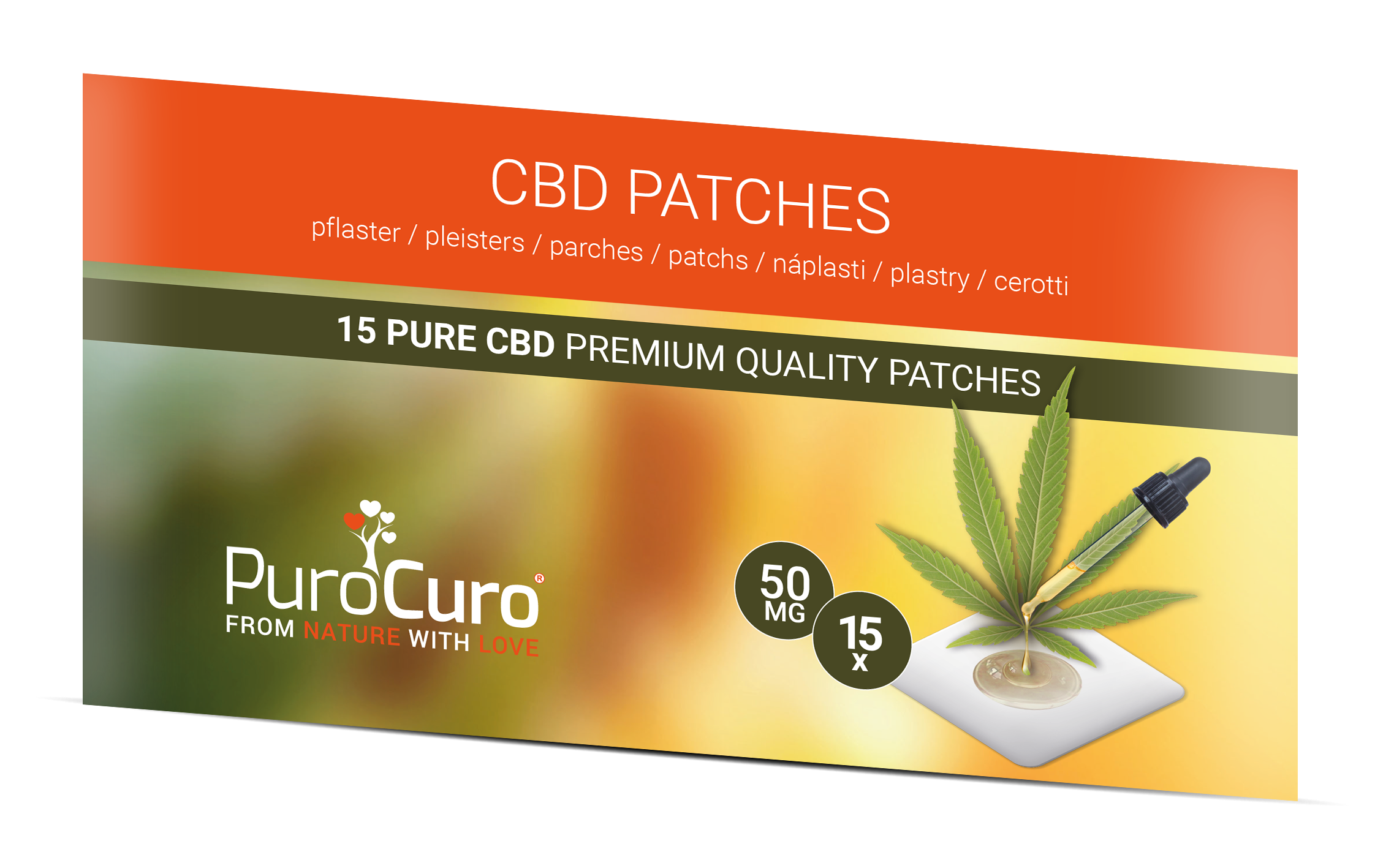 Pure CBD patches 50mg (15x)