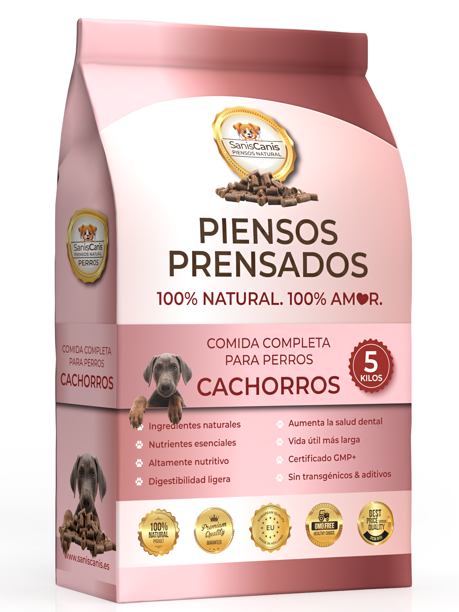 SanisCanis - comida natural para perros cachorros - 5kg
