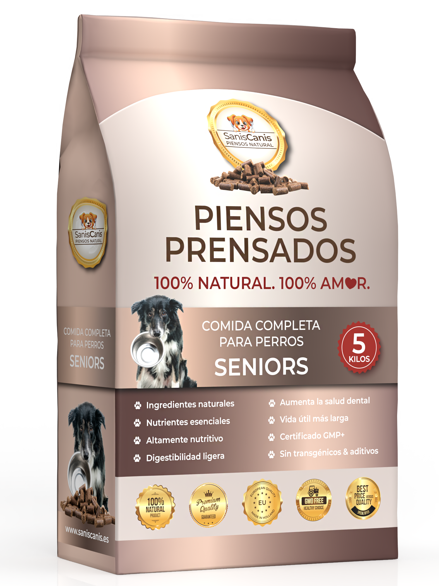 SanisCanis - comida natural para perros seniors - 5KG