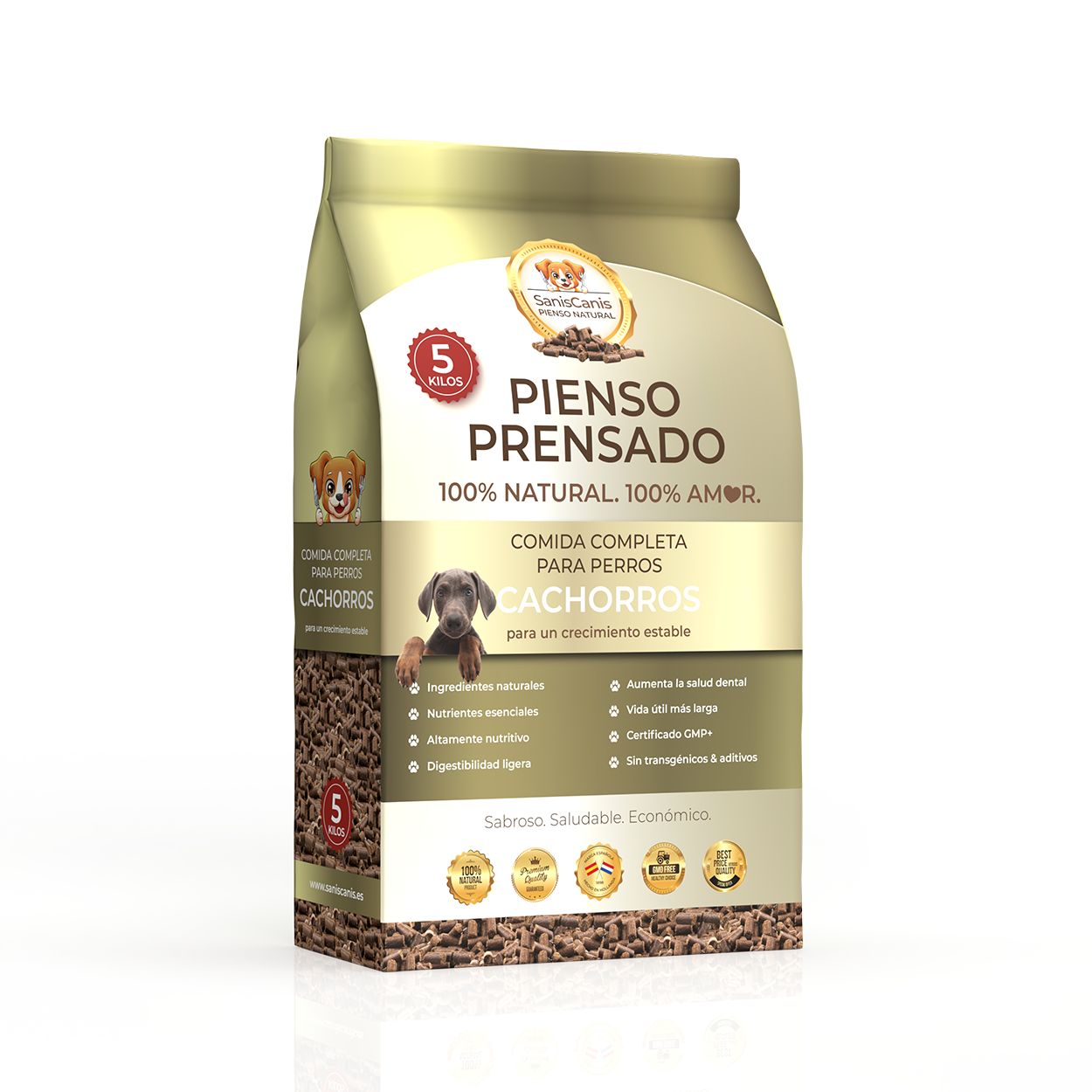 SanisCanis - comida natural para perros cachorros - 5kg