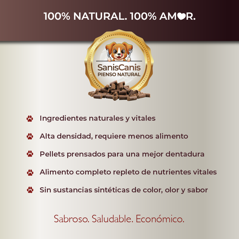 SanisCanis - comida natural para perros seniors - 5KG